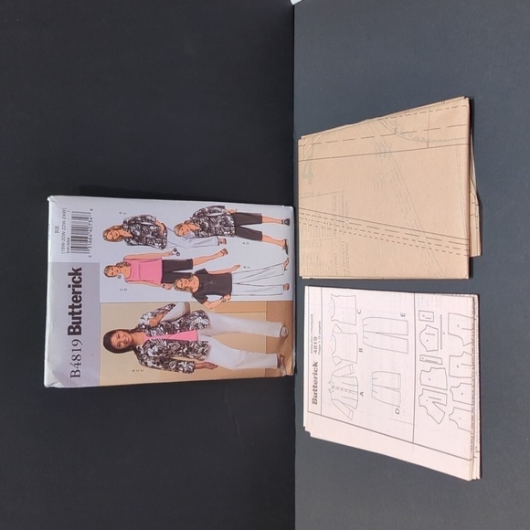 Butterick B4819 Uncut Sewing Pattern Women's Separates Size RR 18W, 20W, 22W 24W - Picture 3 of 3